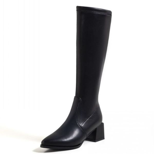 size 32-43 womens knee high boots shoes chunky heels fashion cool long boots outdoor winter female ladies footwear, Black
size 32-43 womens knee high boots shoes chunky heels fashion cool long boots outdoor winter female ladies footwear, Black