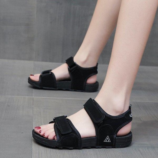 sandals nice flat solid sport casual women fashion non-slip platform beach female shoes zapatillas mujer plus size, Black
sandals nice flat solid sport casual women fashion non-slip platform beach female shoes zapatillas mujer plus size, Black