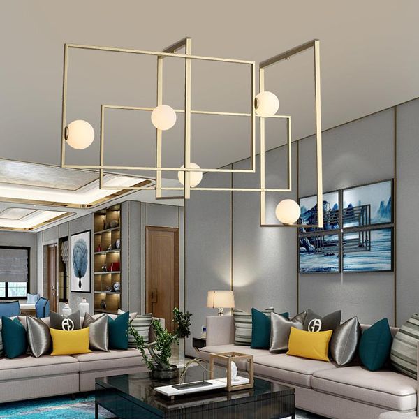 modern designer led chandelier innovative design gold copper metal frame glass ball el home lampadario decoration lighting pendant lamps
modern designer led chandelier innovative design gold copper metal frame glass ball el home lampadario decoration lighting pendant lamps