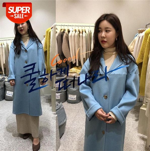 19fw knock high end series water/r..ver elegant blue simple and fashionable wool handmade coat #bh7r, Black
19fw knock high end series water/r..ver elegant blue simple and fashionable wool handmade coat #bh7r, Black
