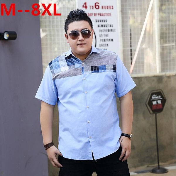plus size 10xl 8xl 6xl 5xl 4xl men's summer business shirt short sleeves turn-down collar tuxedo men shirts big casual, White;black
plus size 10xl 8xl 6xl 5xl 4xl men's summer business shirt short sleeves turn-down collar tuxedo men shirts big casual, White;black