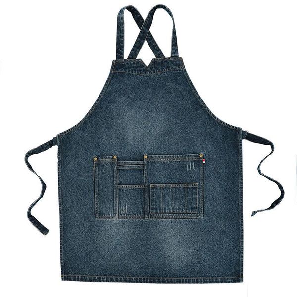 aprons cross-border fashion cotton denim apron coffee restaurant barber beautician overalls for men and women
aprons cross-border fashion cotton denim apron coffee restaurant barber beautician overalls for men and women