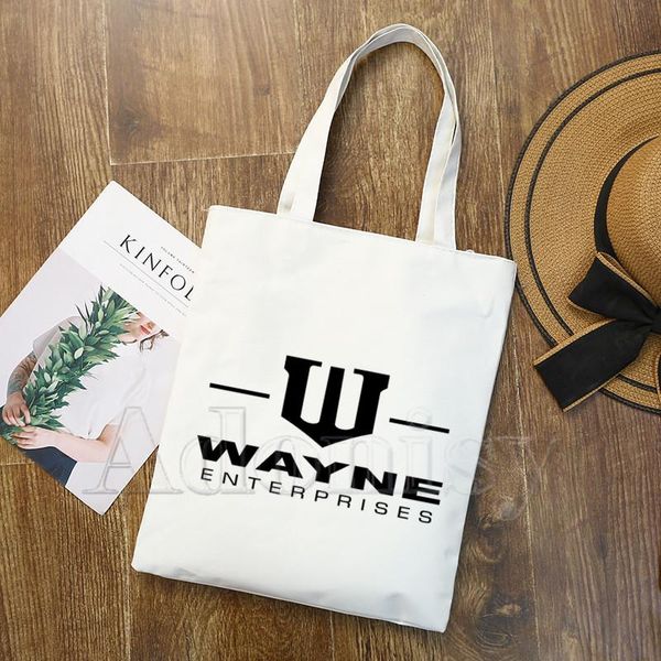 shopping bags wayne enterprisesbruce gotham city handbags custom canvas tote bag print daily use reusable travel casual
shopping bags wayne enterprisesbruce gotham city handbags custom canvas tote bag print daily use reusable travel casual