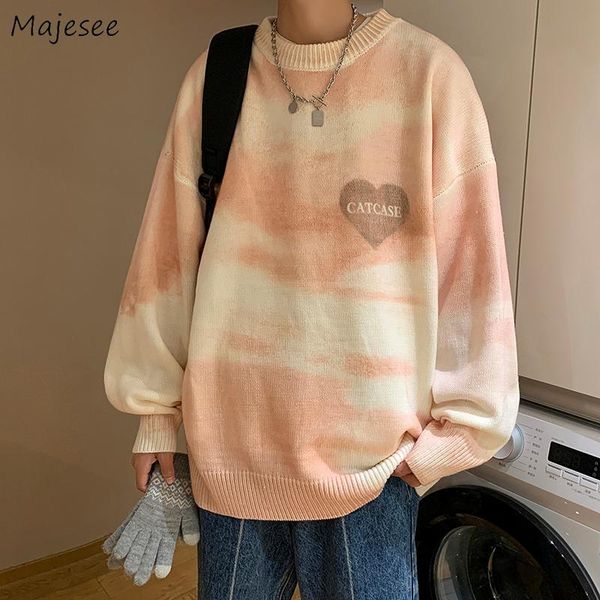 men's sweaters men tie-dye pullovers heart couples long sleeve knitted bottoming jumpers baggy oversize casual lazy warm mens fashion, White;black
men's sweaters men tie-dye pullovers heart couples long sleeve knitted bottoming jumpers baggy oversize casual lazy warm mens fashion, White;black