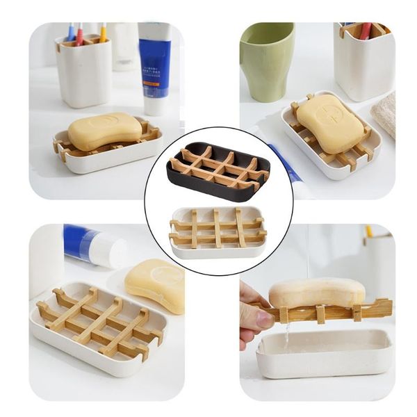 soap dishes portable leak-proof bamboo dish natural handmade holder box fibre modern removable tray for sink
soap dishes portable leak-proof bamboo dish natural handmade holder box fibre modern removable tray for sink