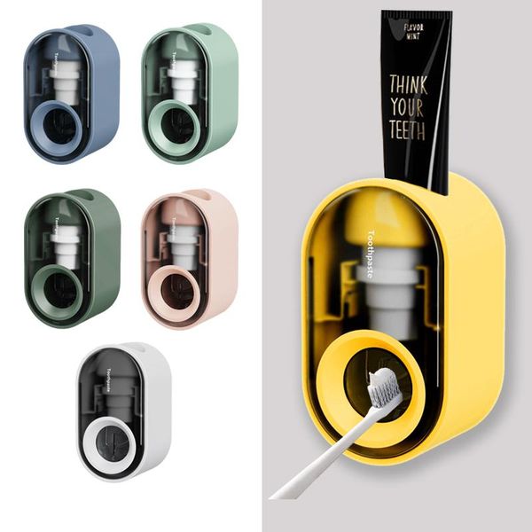 toothbrush holders automatic toothpaste dispenser holder dust proof wall mount squeezer pump bathroom accessories
toothbrush holders automatic toothpaste dispenser holder dust proof wall mount squeezer pump bathroom accessories