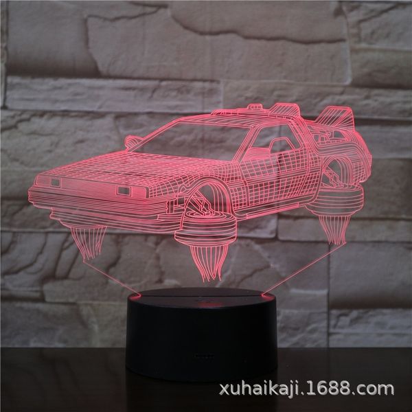 2021movie back to the future car night creative colorful 3d visual gift desk lamp mobile app control
2021movie back to the future car night creative colorful 3d visual gift desk lamp mobile app control