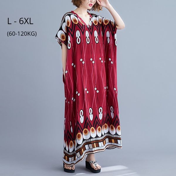 dresses women summer maxi dress vintage art print v neck woman clothing robe femme boho style plus size 4xl 5xl 6xl long beach dresses, Black;gray
dresses women summer maxi dress vintage art print v neck woman clothing robe femme boho style plus size 4xl 5xl 6xl long beach dresses, Black;gray