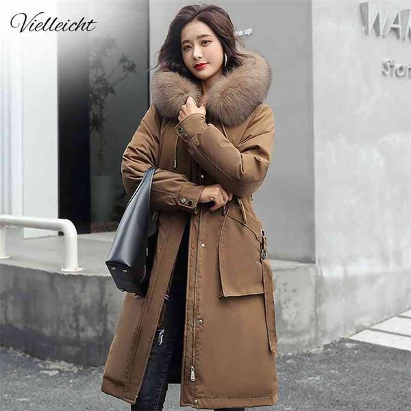 vielleicht -30 degrees snow wear long parkas winter jacket women fur hooded clothing female lining thick coat 210923, Black
vielleicht -30 degrees snow wear long parkas winter jacket women fur hooded clothing female lining thick coat 210923, Black