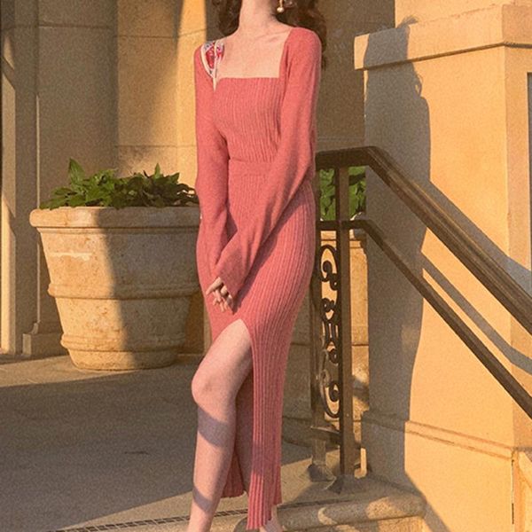 casual dresses korean sweet women three piece set elegant knitting cardigan + strapless high waist split pencil skirt outfit 2021, Black;gray
casual dresses korean sweet women three piece set elegant knitting cardigan + strapless high waist split pencil skirt outfit 2021, Black;gray