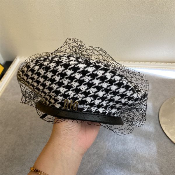 lattice beret mesh decoration dijia hat autumn and winter classic elegant versatile octagonal hat signature flat hat girl zy, Blue;gray
lattice beret mesh decoration dijia hat autumn and winter classic elegant versatile octagonal hat signature flat hat girl zy, Blue;gray