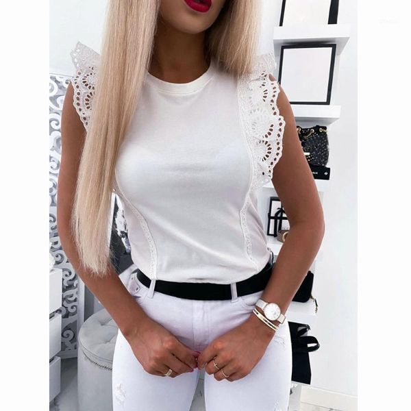 women's blouse women lace off shoulder sleeveless o-neck solid blusas mujer de moda 2021 blouses & shirts, White
women's blouse women lace off shoulder sleeveless o-neck solid blusas mujer de moda 2021 blouses & shirts, White