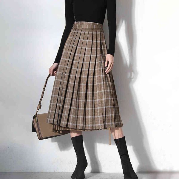 skirts twotwinstyle plaid printing skirt plied for high-waisted women lateral division of the vintage midi fashion skirts dress style nkyj, Black
skirts twotwinstyle plaid printing skirt plied for high-waisted women lateral division of the vintage midi fashion skirts dress style nkyj, Black