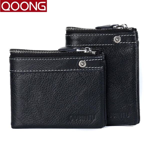 wallets qoong 100% genuine cowhide leather men wallet short coin purse small vintage holder 8105, Red;black
wallets qoong 100% genuine cowhide leather men wallet short coin purse small vintage holder 8105, Red;black