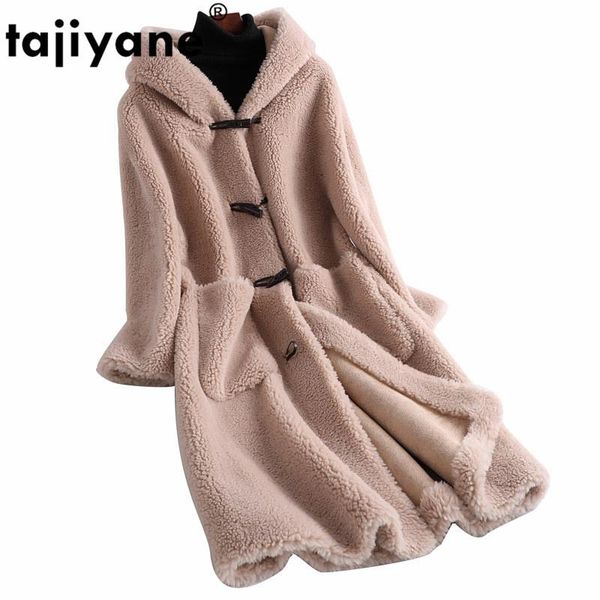 women's fur & faux coat real wool jacket autumn winter women clothes 2021 korean vintage streetwear sheep shearling zt3393, Black
women's fur & faux coat real wool jacket autumn winter women clothes 2021 korean vintage streetwear sheep shearling zt3393, Black