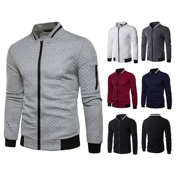 men's jackets 2021 autumn casual jacket fashion stand-up collar coat cardigan plaid slim solid color baseball, Black;brown
men's jackets 2021 autumn casual jacket fashion stand-up collar coat cardigan plaid slim solid color baseball, Black;brown