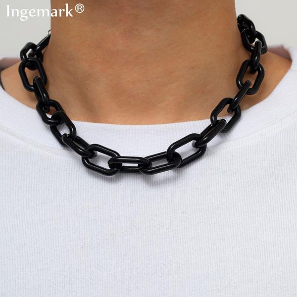 pendant necklaces vintage punk acrylic chain necklace bohemian summer statement plastic clear collar pendants for women jewelry, Silver
pendant necklaces vintage punk acrylic chain necklace bohemian summer statement plastic clear collar pendants for women jewelry, Silver