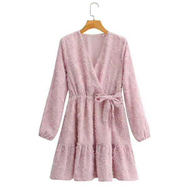 spring women flocking chiffon lace up bow mini dress female v neck long sleeve clothes casual lady vestido d7058 210430, Black;gray
spring women flocking chiffon lace up bow mini dress female v neck long sleeve clothes casual lady vestido d7058 210430, Black;gray