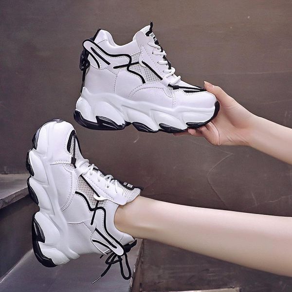dress shoes thick-soled inner heightening women's spring and summer fashion all-match mesh breathable casual sports, Black
dress shoes thick-soled inner heightening women's spring and summer fashion all-match mesh breathable casual sports, Black
