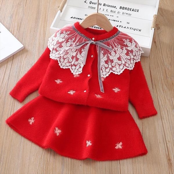 autumn and winter christmas suit girls sweater skirt two piece girl fashion warm clothes, White
autumn and winter christmas suit girls sweater skirt two piece girl fashion warm clothes, White