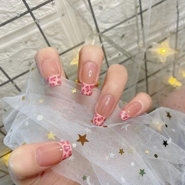false nails 24pcs fake leopard designs press on tip for stick-on manicure accessories nail art tools set, Red;gold
false nails 24pcs fake leopard designs press on tip for stick-on manicure accessories nail art tools set, Red;gold