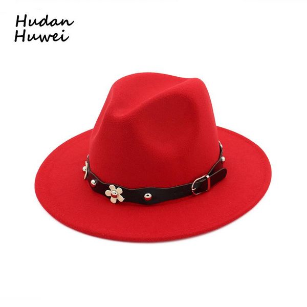stingy brim hats autumn winter woolen felt women fedoras hat with floral belt buckle lady flat jazz formal party trilby top, Blue;gray
stingy brim hats autumn winter woolen felt women fedoras hat with floral belt buckle lady flat jazz formal party trilby top, Blue;gray