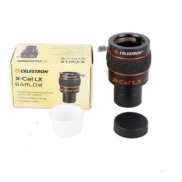 telescope & binoculars celestron eyepiece x-cel 2x-lx barlow lx 3x standard 1.25 inch accessories
telescope & binoculars celestron eyepiece x-cel 2x-lx barlow lx 3x standard 1.25 inch accessories