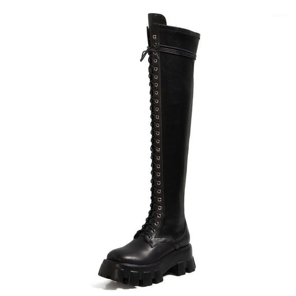 boots fashion over-the-knee boot girl 2021 super cool black real cowhide cross lacing thick soles high heel leather
boots fashion over-the-knee boot girl 2021 super cool black real cowhide cross lacing thick soles high heel leather