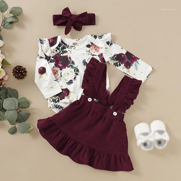 clothing sets baby clothes long flare sleeve flower pattern girl romper+strap skirt+headband autumn warm casual children's set1, White
clothing sets baby clothes long flare sleeve flower pattern girl romper+strap skirt+headband autumn warm casual children's set1, White
