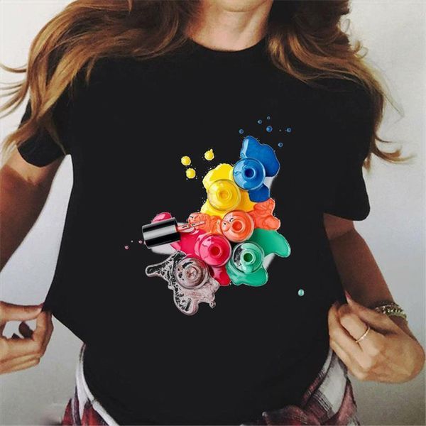vogue cute nail polish black men and women femme i am not perfect buy nails are funny shirts 90s, White;black
vogue cute nail polish black men and women femme i am not perfect buy nails are funny shirts 90s, White;black