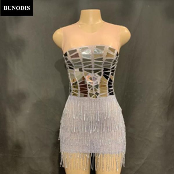 women's jumpsuits & rompers zd461 women net yarn short skirt silver tassel sparkling small mirrors nightclub party stage wear dancer si, Black;white
women's jumpsuits & rompers zd461 women net yarn short skirt silver tassel sparkling small mirrors nightclub party stage wear dancer si, Black;white