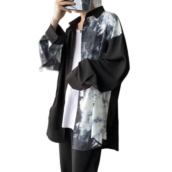 men's casual shirts 2021 cotton shirt fashion print street society long sleeve youth, White;black
men's casual shirts 2021 cotton shirt fashion print street society long sleeve youth, White;black