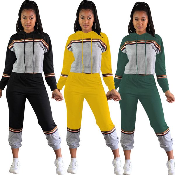 women's tracksuits women designer tracksuit 2 piece set sports leisure fashion long sleeve pants outfits hooded panelled trousers pull, Gray
women's tracksuits women designer tracksuit 2 piece set sports leisure fashion long sleeve pants outfits hooded panelled trousers pull, Gray