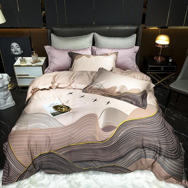 bedding sets tribute silk cotton set luxury 4pcs digital printing bed linen flat sheet chinese duvet cover comforter
bedding sets tribute silk cotton set luxury 4pcs digital printing bed linen flat sheet chinese duvet cover comforter