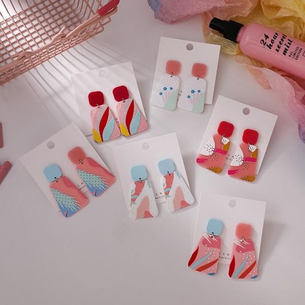 stud summer pink plant flower earrings for women trapezoidal colorful ear studs teens girls dating jewelry 2021 trend friends m4, Golden;silver
stud summer pink plant flower earrings for women trapezoidal colorful ear studs teens girls dating jewelry 2021 trend friends m4, Golden;silver