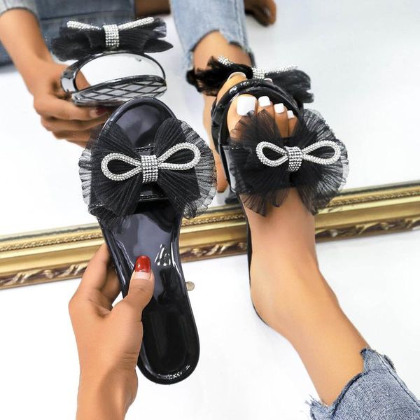 slippers large size women shoes fashion elegant rhinestone bowknot casual summer flip-flops roman flats beach, Black
slippers large size women shoes fashion elegant rhinestone bowknot casual summer flip-flops roman flats beach, Black