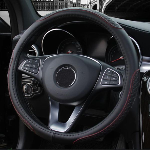 steering wheel covers car three-dimensional embossed leather cowhide shell skidproof auto protector
steering wheel covers car three-dimensional embossed leather cowhide shell skidproof auto protector