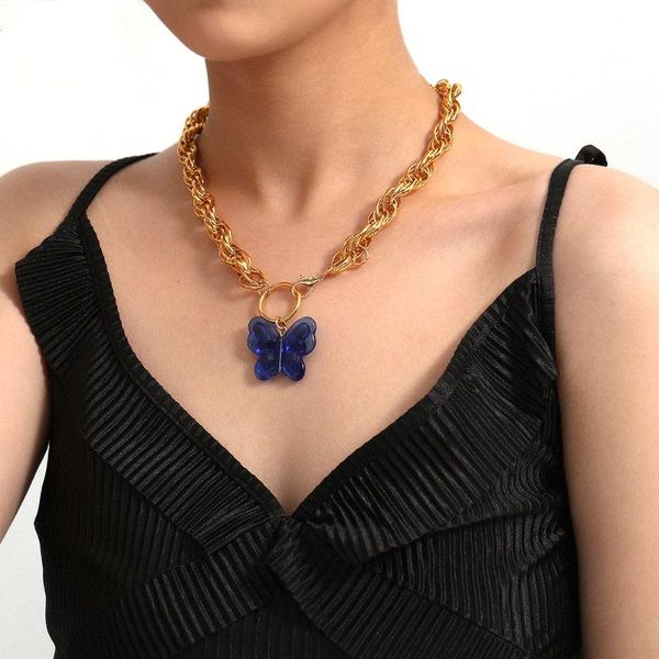 fashion special appearance choker jewelry women geometric necklace twist butterfly pendant simple clavicle chain necklaces, Silver
fashion special appearance choker jewelry women geometric necklace twist butterfly pendant simple clavicle chain necklaces, Silver