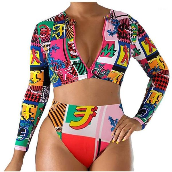 women's swimwear long sleeve swimsuit women 2 peice sport push up plus size high waist bikini sets bottom full coverage deportivo, White;black
women's swimwear long sleeve swimsuit women 2 peice sport push up plus size high waist bikini sets bottom full coverage deportivo, White;black