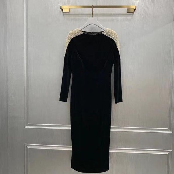casual dresses z11180 fashion women 2021 spring dress luxury european design party style, Black;gray
casual dresses z11180 fashion women 2021 spring dress luxury european design party style, Black;gray