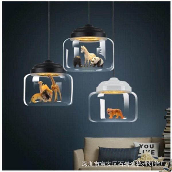 pendant lamps nordic restaurant glass chandelier creative animal kindergarten classroom children's room cartoon fixture 220v
pendant lamps nordic restaurant glass chandelier creative animal kindergarten classroom children's room cartoon fixture 220v
