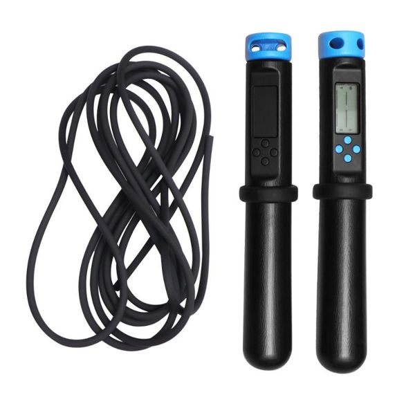 electronic counting jump rope exercise fitness sport skipping (blue + black) ropes
electronic counting jump rope exercise fitness sport skipping (blue + black) ropes