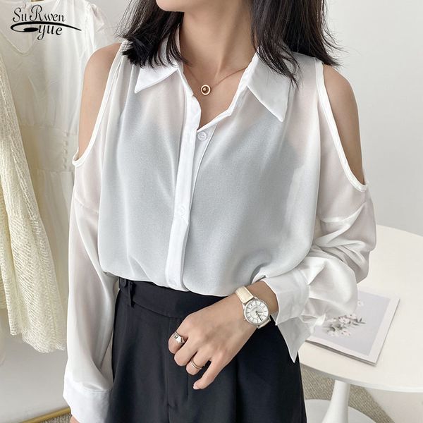 summer super thin sunscreen shirt female simple solid color off-shoulder fashion chemisier femme 10275 210427, White
summer super thin sunscreen shirt female simple solid color off-shoulder fashion chemisier femme 10275 210427, White