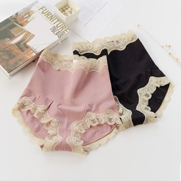 women's panties 1pcs ladies body shaping briefs lace-edged modal fabric female seamless breathable soft high-waist underwear, Black;pink
women's panties 1pcs ladies body shaping briefs lace-edged modal fabric female seamless breathable soft high-waist underwear, Black;pink