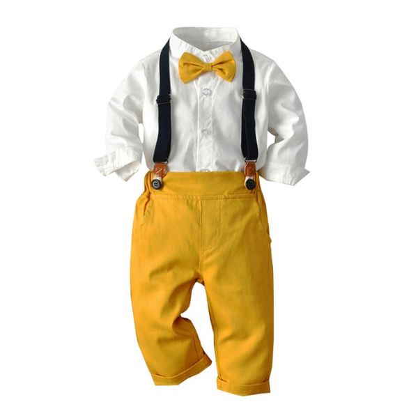 clothing sets toddler baby boys gentleman bow tie solid t-shirt +suspender pants children kids costume outfits meisjes kleding infantil, White
clothing sets toddler baby boys gentleman bow tie solid t-shirt +suspender pants children kids costume outfits meisjes kleding infantil, White