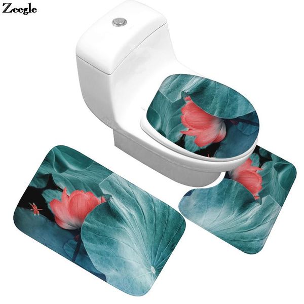 bath mats floral print bathroom carpet set anti-slip toilet seat cover mat microfiber foot absorbent rug
bath mats floral print bathroom carpet set anti-slip toilet seat cover mat microfiber foot absorbent rug