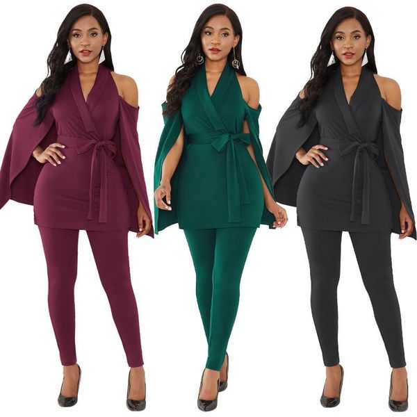 women's jumpsuits & rompers v-neck long sleeve off shoulder cape jumpsuit women autumn elegant cloak skinny lady party with belt, Black;white
women's jumpsuits & rompers v-neck long sleeve off shoulder cape jumpsuit women autumn elegant cloak skinny lady party with belt, Black;white