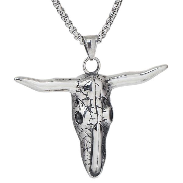 african tribe style tribal bull pendant necklace gothic men's stainless steel cow jewellery necklaces, Silver
african tribe style tribal bull pendant necklace gothic men's stainless steel cow jewellery necklaces, Silver