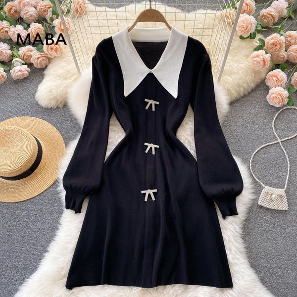 casual dresses autumn women black sweet a-line dress turn down collar button solid japanese style fashion vestidos age reducing, Black;gray
casual dresses autumn women black sweet a-line dress turn down collar button solid japanese style fashion vestidos age reducing, Black;gray