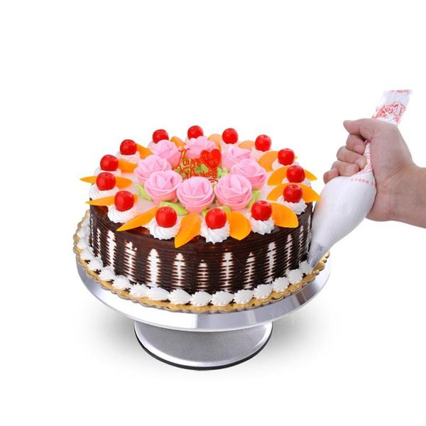 legering cake draaitafel roterende anti-slip silver metal maken diy stand platform keuken decorating baking & pastry tools
legering cake draaitafel roterende anti-slip silver metal maken diy stand platform keuken decorating baking & pastry tools